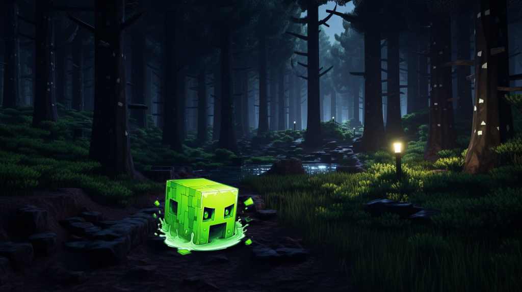 creeper head in forest